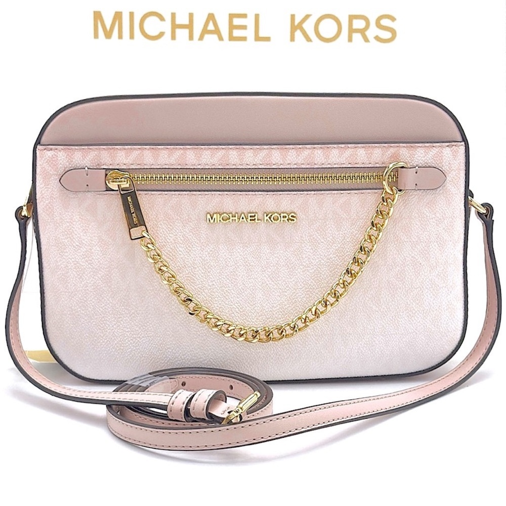 Michael Kors Jet Set Lg East West Ombré Signature Logo Crossbody Bag
Powder Bls - Picture 3 of 16